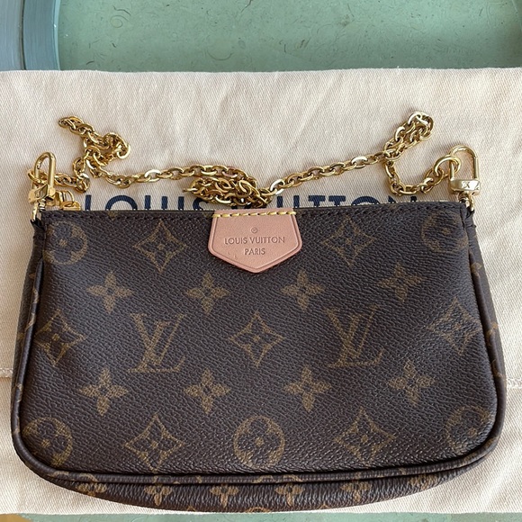 Authentic Louis Vuitton multi pochette accessories with BLACK NYLON STRAP !! - Picture 9 of 15